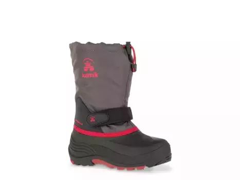 Ботинки Kamik Waterbug 5 Snow Boot - детские, серые