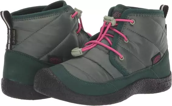 Ботинки Keen Howser II Chukka Waterproof, цвет Dark Forest/Fuchsia Purple