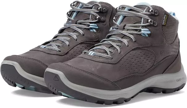 Ботинки KEEN Terradora Explorer Mid Waterproof, цвет Steel Grey/Clear Sky