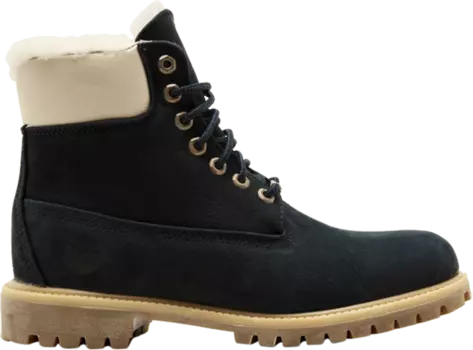 Ботинки Kith x 6 Inch Shearling Boot Navy, синий