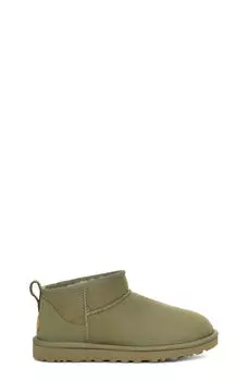 Ботинки "классика ультра мини" Ugg, зеленый