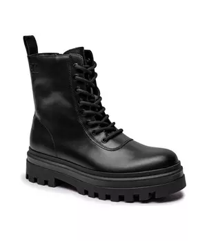Ботинки кожаные Calvin Klein Jeans Lugged, черный