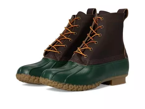 Ботинки L.L.Bean Bean Boot 8" 1912, цвет Deepest Brown/Forest Shade/Tan Opaque