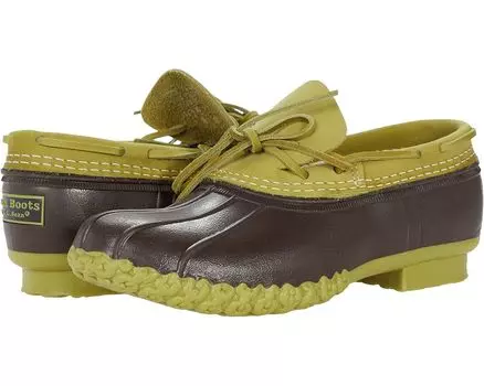 Ботинки L.L.Bean Bean Boots Rubber Moc, цвет Coastal Moss/Bean Boot Brown/Coastal Moss