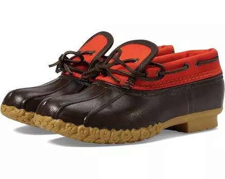 Ботинки L.L.Bean Rubber Moc Canvas, цвет Orange/Bean Boot Brown/Gum