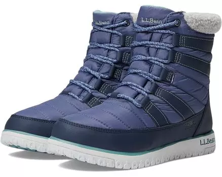 Ботинки L.L.Bean Ultralight Quilt Water Resistant Insulated Lace-Up, цвет Classic Navy/Midnight