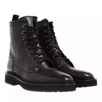Ботинки lace up combat boots leather Golden Goose, черный