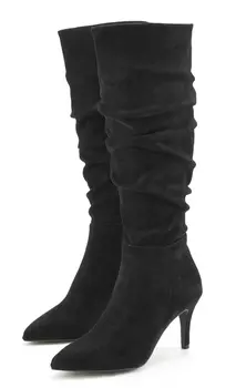 Ботинки LASCANA Reiverschlussstiefel, черный