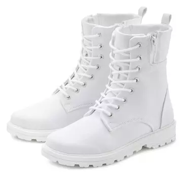 Ботинки LASCANA Schnrstiefelette, белый