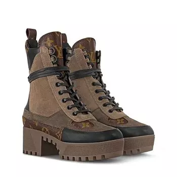Ботинки Laureate Platform Desert Louis Vuitton, бежевый