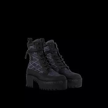 Ботинки Laureate Platform Desert Louis Vuitton, синий