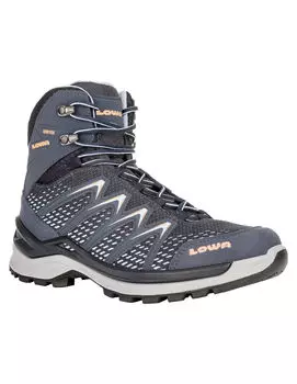 Ботинки LOWA Wanderstiefel INNOX PRO GTX MID WS, цвет stahlblau/lachs