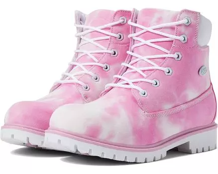 Ботинки Lugz Rucker Hi Tie-Dye, цвет Pink Multi/White