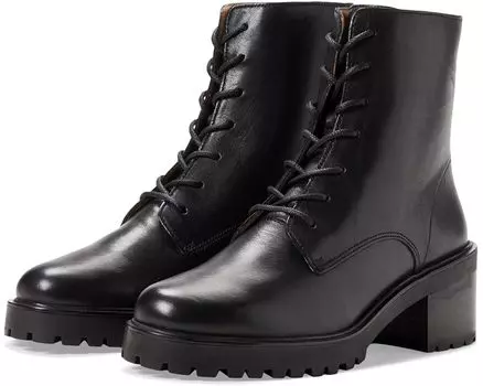Ботинки Madewell The Bradley Heeled Lugsole Boot, реальный черный