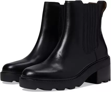 Ботинки Madewell The Gwenda Platform Ankle Boot in Leather, цвет True Black
