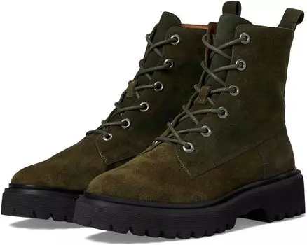 Ботинки Madewell The Rayna Lace-Up Lugsole in Suede, цвет Cargo Green