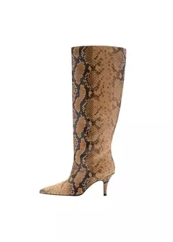 Ботинки MANGO Boots Chili, кэмел
