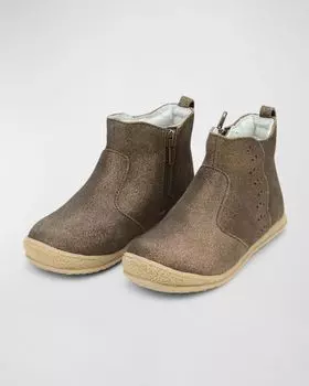 Ботинки Marla для девочек, для малышей/малышей/детей L'Amour Shoes, цвет Brown Shimmer