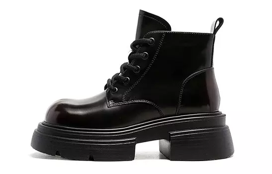 Ботинки Martin Boot женские 15 Mins, черный/коричневый