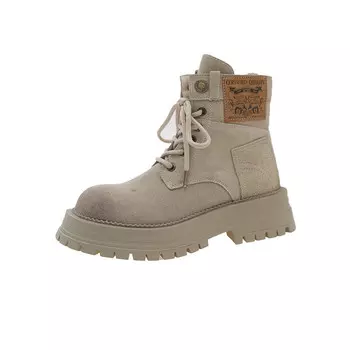 Ботинки Martin Boot женские Abcylm, бежевый