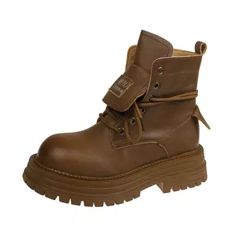 Ботинки Martin Boot женские Abcylm, коричневый