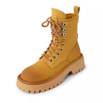 Ботинки Martin Boot женские Abcylm, желтый