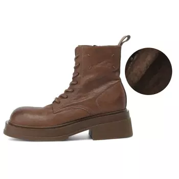 Ботинки Martin Boot женские Boerdiqi, коричневый