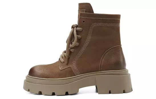 Ботинки Martin Boot женские Bosssunwen, коричневый