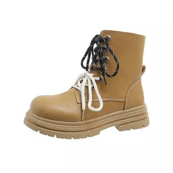 Ботинки Martin Boot женские Cherry&Kalika, желтый