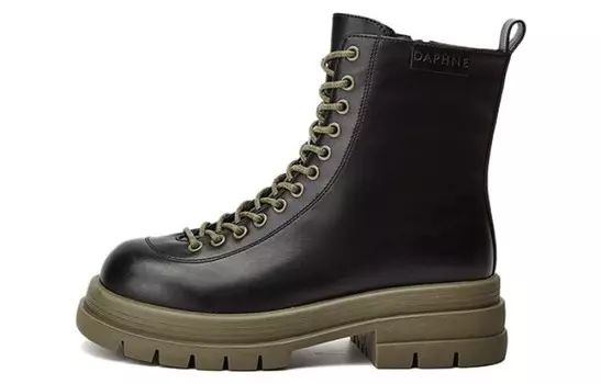Ботинки Martin Boot женские Daphne, черный/зеленый