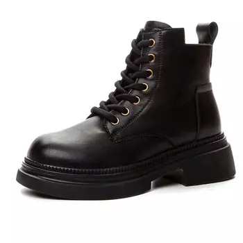Ботинки Martin Boot женские Easttata Et, цвет Black Fleece-Lined