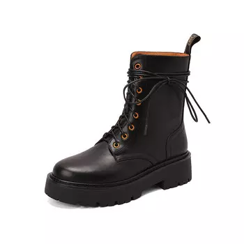 Ботинки Martin Boot женские Flowerskam, коричневый