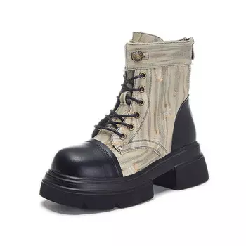 Ботинки Martin Boot женские Help, бежевый