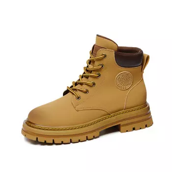 Ботинки Martin Boot женские Help, цвет Khaki Fleece-lined