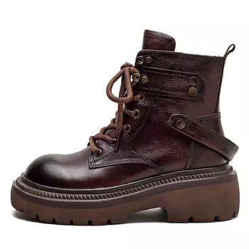 Ботинки Martin Boot женские Jay, цвет Coffee (half a size larger)