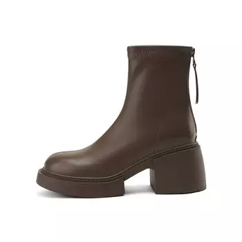 Ботинки Martin Boot женские Josiny, цвет Coffee (Fleece-Lined)