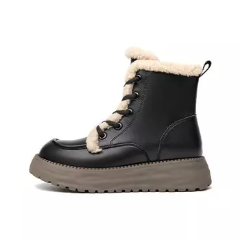 Ботинки Martin Boot женские Josiny, цвет Dark Beige (Thick Velvet)