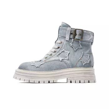 Ботинки Martin Boot женские Josiny, цвет Light blue (single mile)