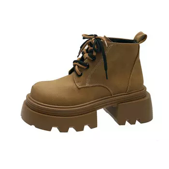 Ботинки Martin Boot женские Lianghuo, желтый