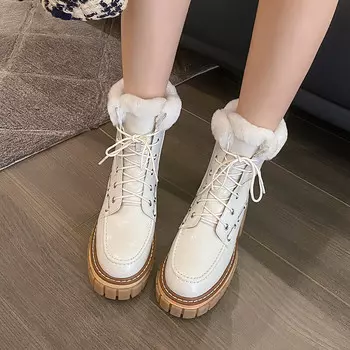 Ботинки Martin Boot женские Mo Lin, черный