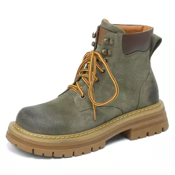 Ботинки Martin Boot женские Mo Lin, зеленый