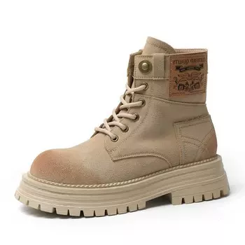 Ботинки Martin Boot женские O.L, бежевый