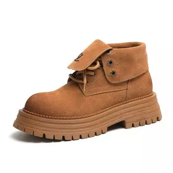 Ботинки Martin Boot женские O.L, бежевый