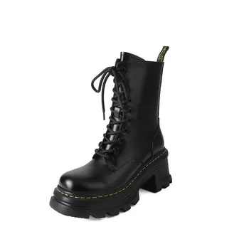 Ботинки Martin Boot женские Pwpj, цвет Black 8 holes
