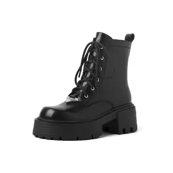 Ботинки Martin Boot женские Raphael Sona, цвет Black Fleece-lined