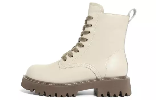 Ботинки Martin Boot женские Senda, цвет Black Fleece-lined