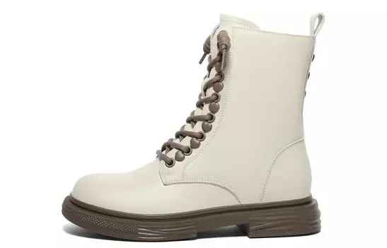 Ботинки Martin Boot женские Senda, цвет Black Fleece-lined