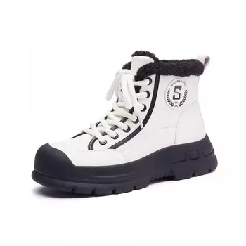 Ботинки Martin Boot женские Shouba, бежевый/коричневый