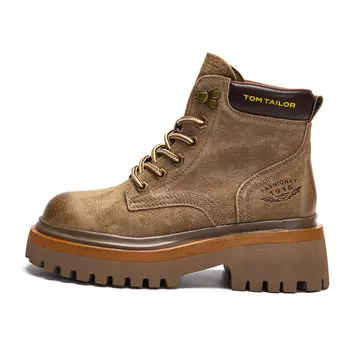 Ботинки Martin Boot женские Tom Tailor, хаки