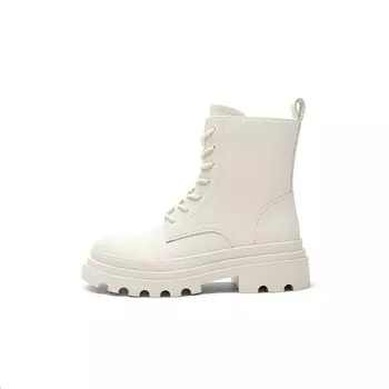 Ботинки Martin Boot женские Toomanyshoes, белый